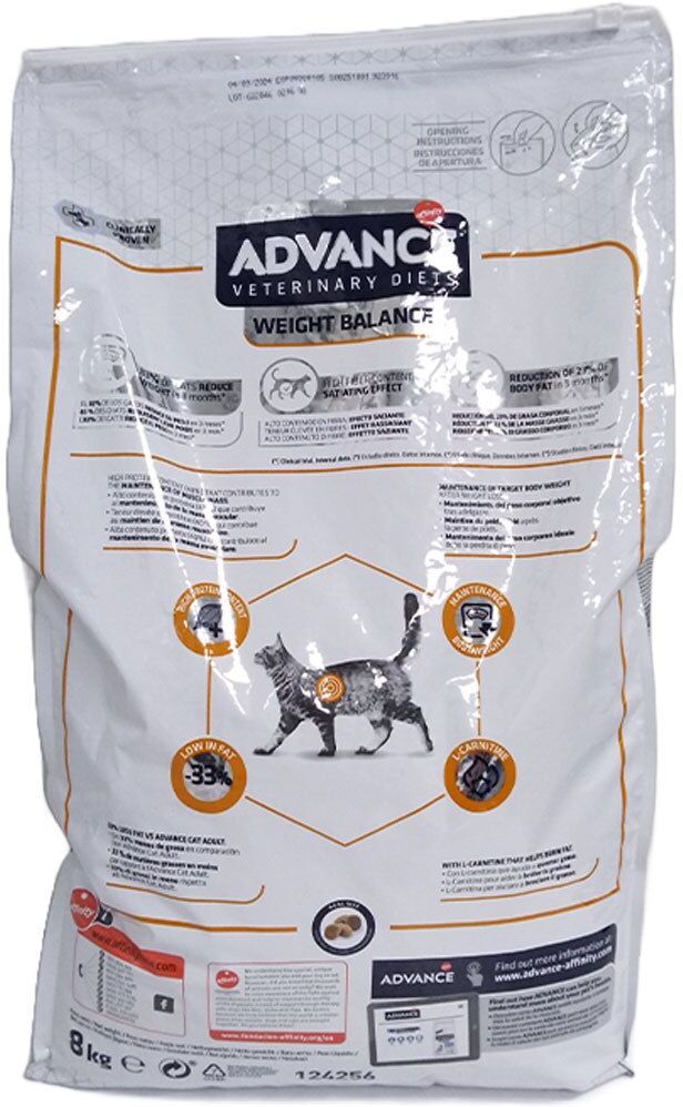ADVANCE Veterinary Diets Advance VD CAT Weig Croq 8KG 8000 g Pellets