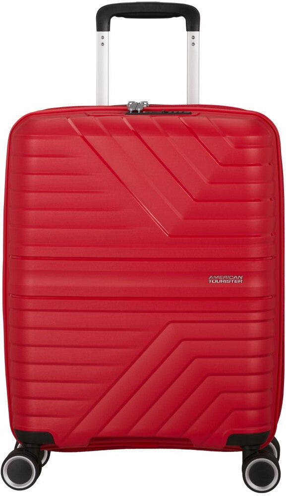 American Tourister Flytwist 55cm 4-Wheel Expandable Cabin Case - True Red