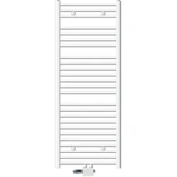 BADHEIZKÖRPER Sahara 600x1500 mm Weiß gebogen mit Ventil Universal
