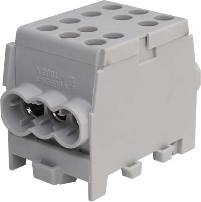 Pollmann Connecteur dérivation ligne principale gris HLAK 35-1/4M2 GR (2080178)