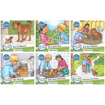 Paket – Mats, Mila und Molli – Heft 1–6, Schwierigkeitsstufe B, Set von Helge Weinrebe, Mildenberger Verlag GmbH, 978-3-619-01920-5