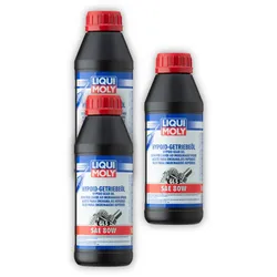 3x Getriebeöl LIQUI MOLY 1402 Hypoid-Getriebeöl (GL5) SAE 80W 500 ml u.a. Volvo