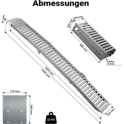 XPOtool, Garagenausstattung, 2x Auffahrrampe