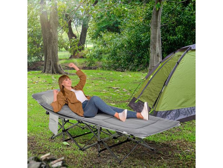 Outsunny Transat Double Oreiller Pliable