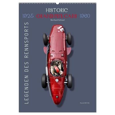 Legenden des Rennsports, Historic Grand Prix Cars 1925-1960 (Wandkalender 2026 DIN A2 hoch), CALVENDO Monatskalender