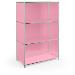 Aktenregal System 4 Metall Pink