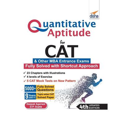 Quantitative Aptitude for CAT & other MBA Entrance Exams 4th Edition, Taschenbuch von Deepak Agarwal,D. P. Gupta, Disha Publication, 978-93-87421-81-3