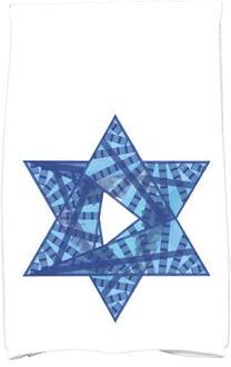 E by Design 18 x 30-inch Star Mosaic Holiday Geometric Print Kitchen Towel