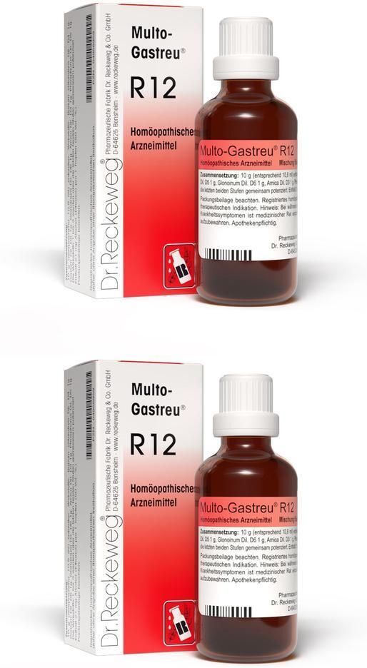 Dr. Reckeweg Multo-Gastreu R12 Mischung 2x 2x50 ml