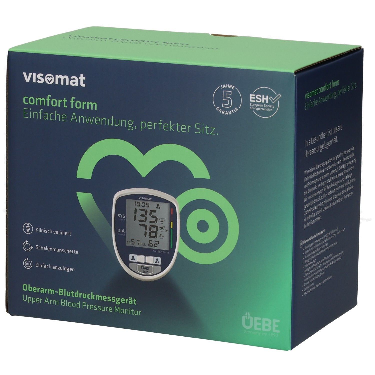 Visomat comfort form Oberarm Blutdruckmessgerät 1 St Gerät