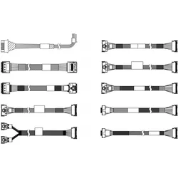 Lenovo ISG ThinkSystem SR665 V3 Chassis Front BP1 NVMe Gen5 Cable Option Kit, Server Zubehör