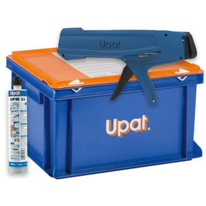 Upat Injektionsmörtel 547524, UPM 33-300 Box, Set, 2K-Verbundmörtel, Auspresspistole, Koffer,17x300ml