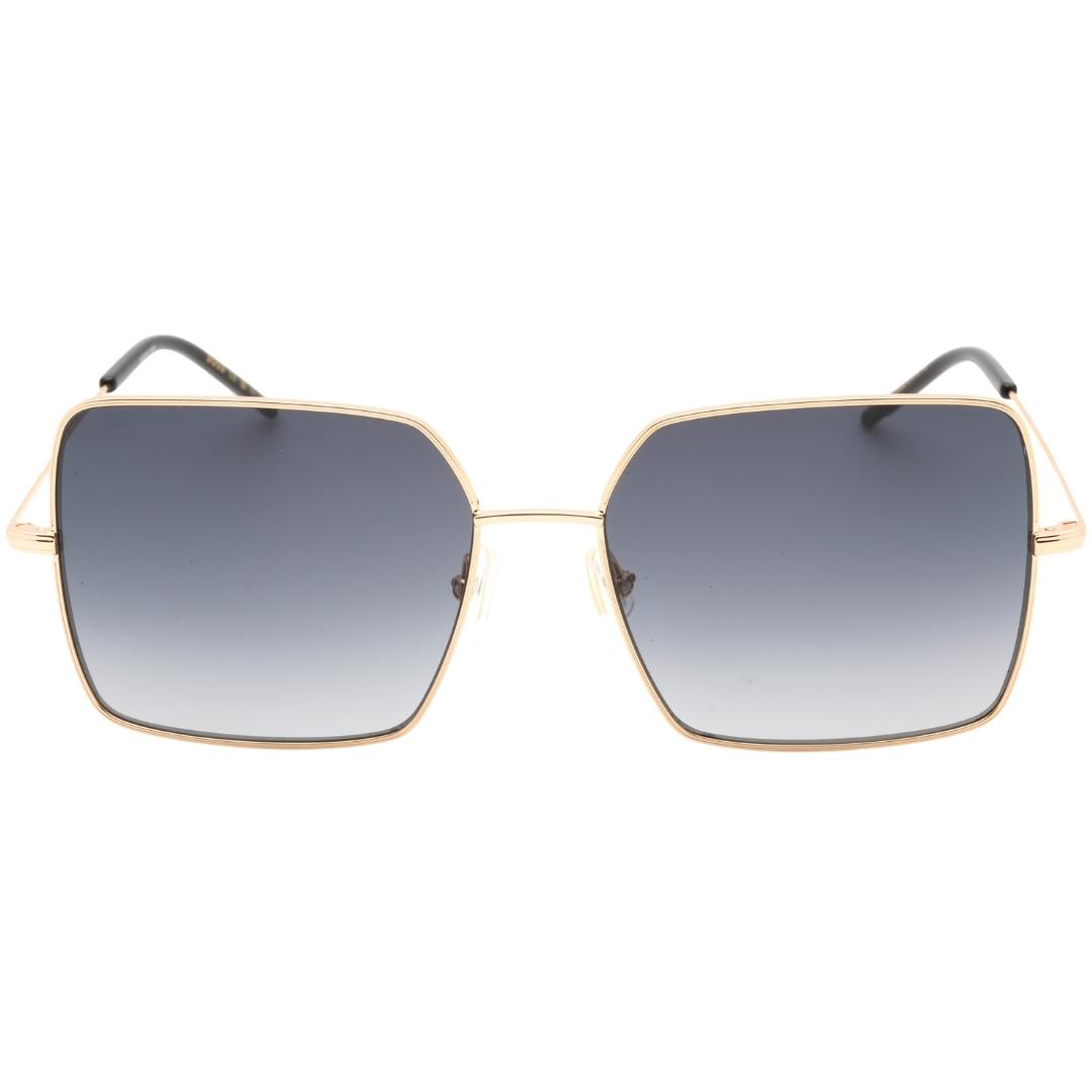 Hugo Boss donkergrijze SF-lens roségouden zonnebril
