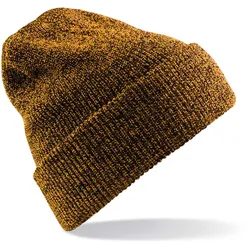 Beechfield Unisex Beanie 'Heritage' B425 antique mustard one size