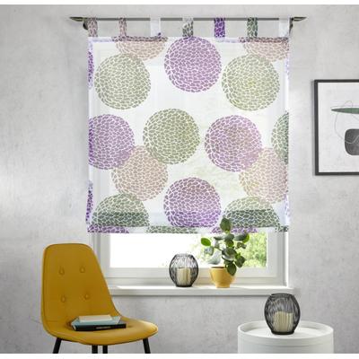 Raffrollo OTTO HOME "Belem" Gr. 3, beige, B:80cm H:140cm, Voile, Obermaterial: 100% Polyester, Raffrollos, Transparent, Voile, Polyester