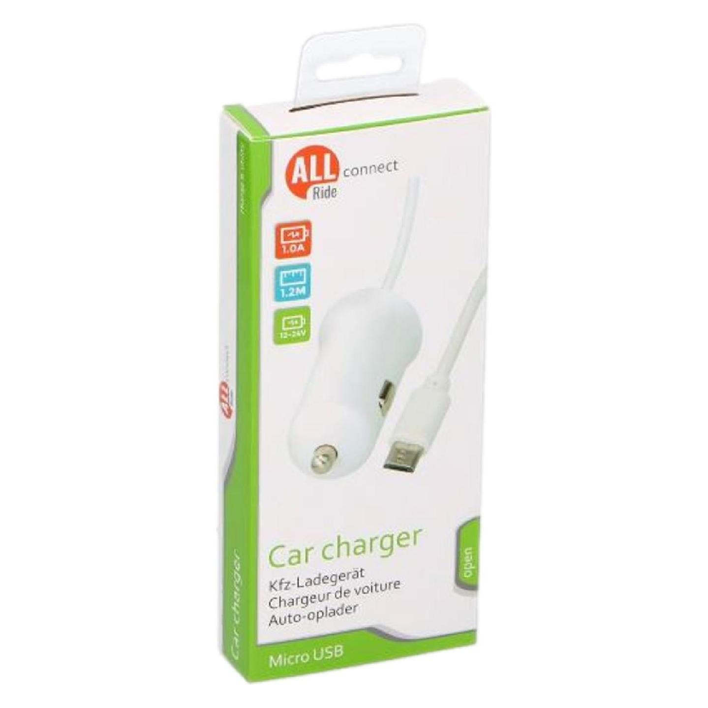 All Ride Connect Car charger mico USB 1A (15297879)