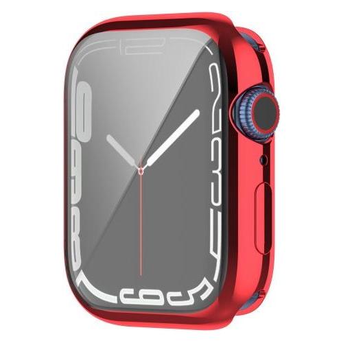 Cover-Discount Apple Watch 45mm - Gummi Schutz Case rot (680700514D)