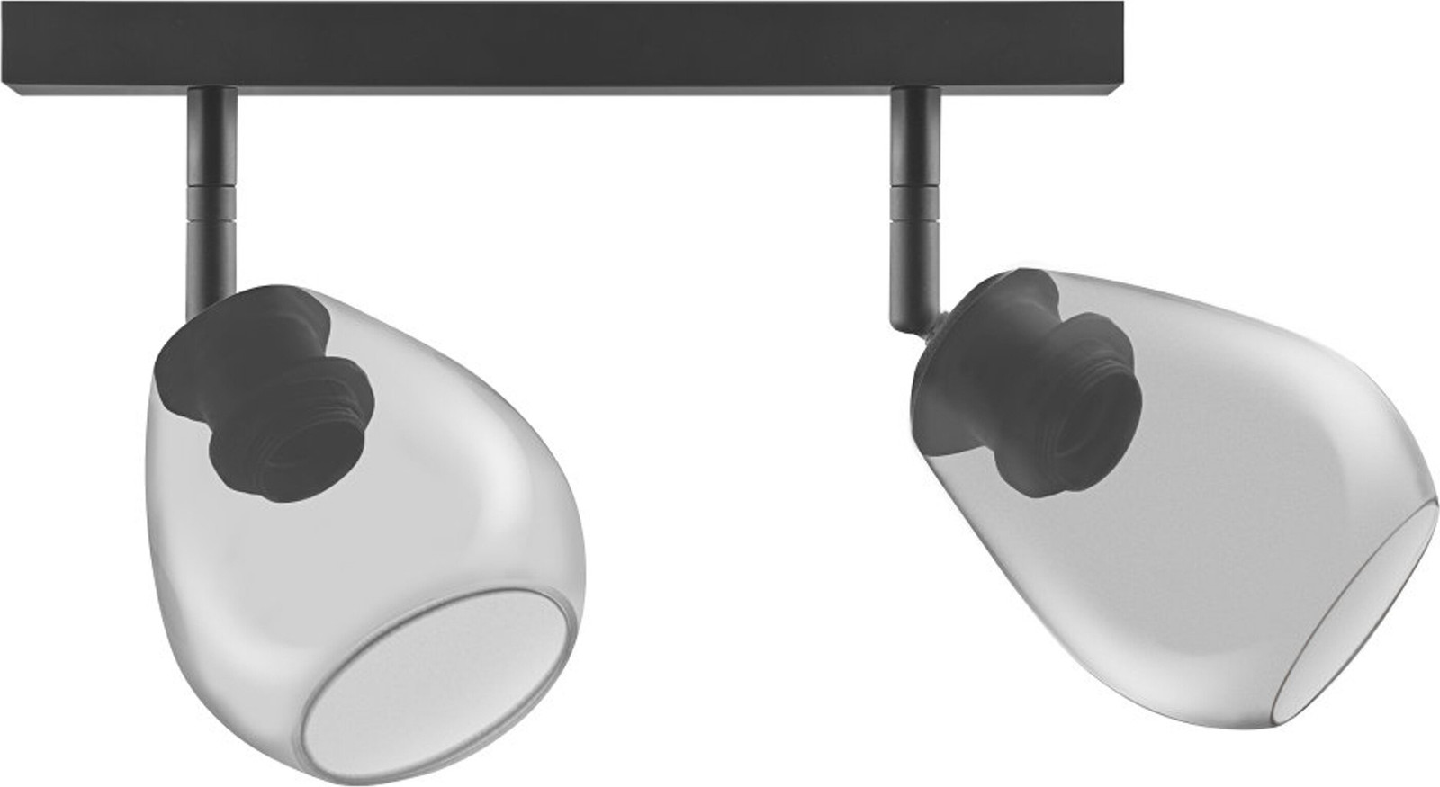 Ledvance Vintage 1906 LED lampen, 2 stuks, E27 fitting, zwart
