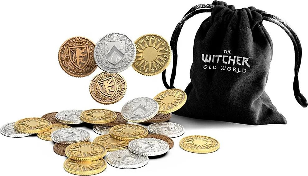 Asmodee The Witcher Old World metalen munten voor bordspel