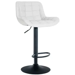 CLP Barhocker Tover Kunstleder   Farbe: weiß, Material: Kunstleder