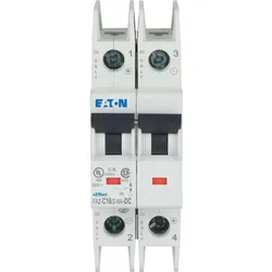 Eaton 120644 Leitungsschutzschalter, 16 A, 2p, Charakteristik: C, DC FAZ-C16/2-NA-DC
