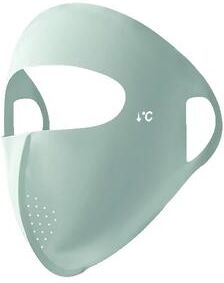 Lush Living Finds Ice Silk UV Protection Face Mask Full Coverage Cooling Face Cover For Outdoor Travel & Sports green