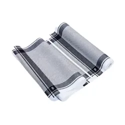 Roll Drap Vintage Baumwolltuch Schwarzer Rand.