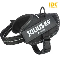 TRIXIE IDC®Powergeschirr®, XS/Mini-Mini: 40–53 cm/22 mm, schwarz