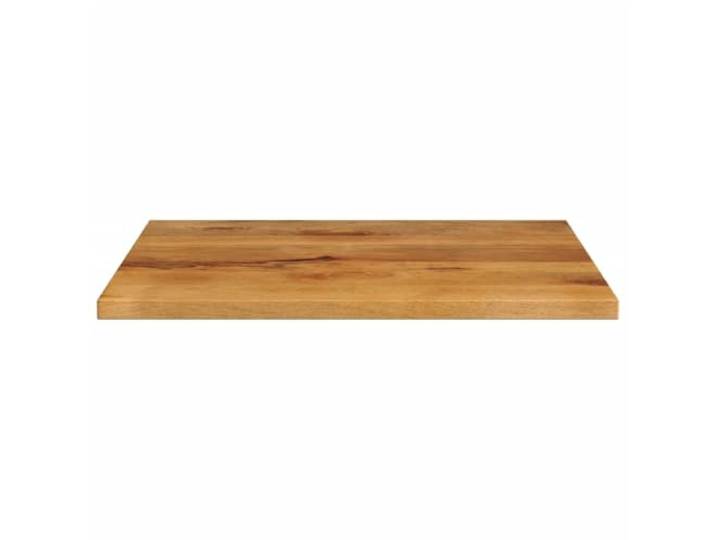 KTHLBRH Tischplatte 70 x 70 x 3,8 cm Massivholz Mangoholz Eichen-Finish, rustikales Design, leicht zu reinigen, kombinierbar mit verschiedenen Untergründen