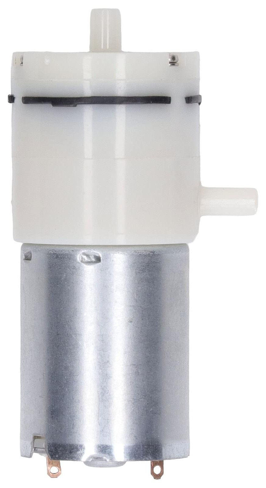 Dripio Micro-membraanpomp, 12V DC, 90° luchtaansluitingen, 350 mmHg, geruisarm