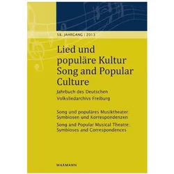 Lied und populäre Kultur Song and Popular Culture 58 (2013), Fachbücher von Michael Fischer, Wolfgang Jansen, Tobias Widmaier