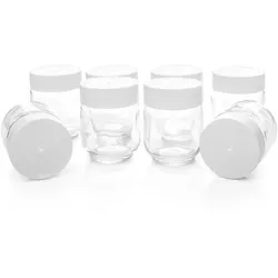 Rommelsbacher JG 8 Ersatzgläser Set 8 Stück für JG40 Joghurtbereiter