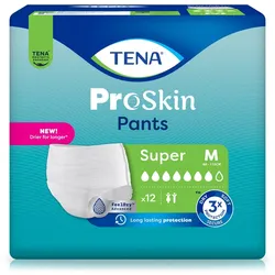 TENA ProSkin Pants Super M, 12 Stück 12 St