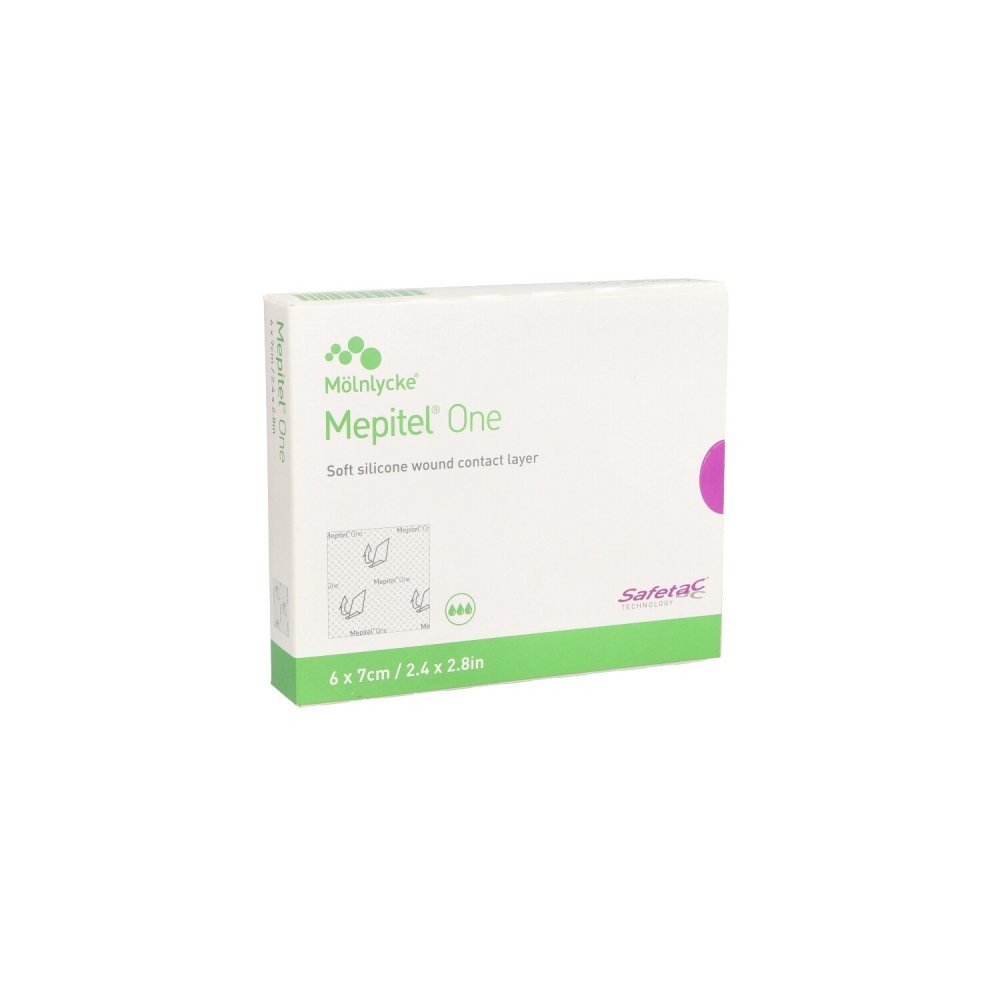 Mölnlycke Health Care GmbH Mepitel One 6x7 cm Silikon Netzverband 14333099