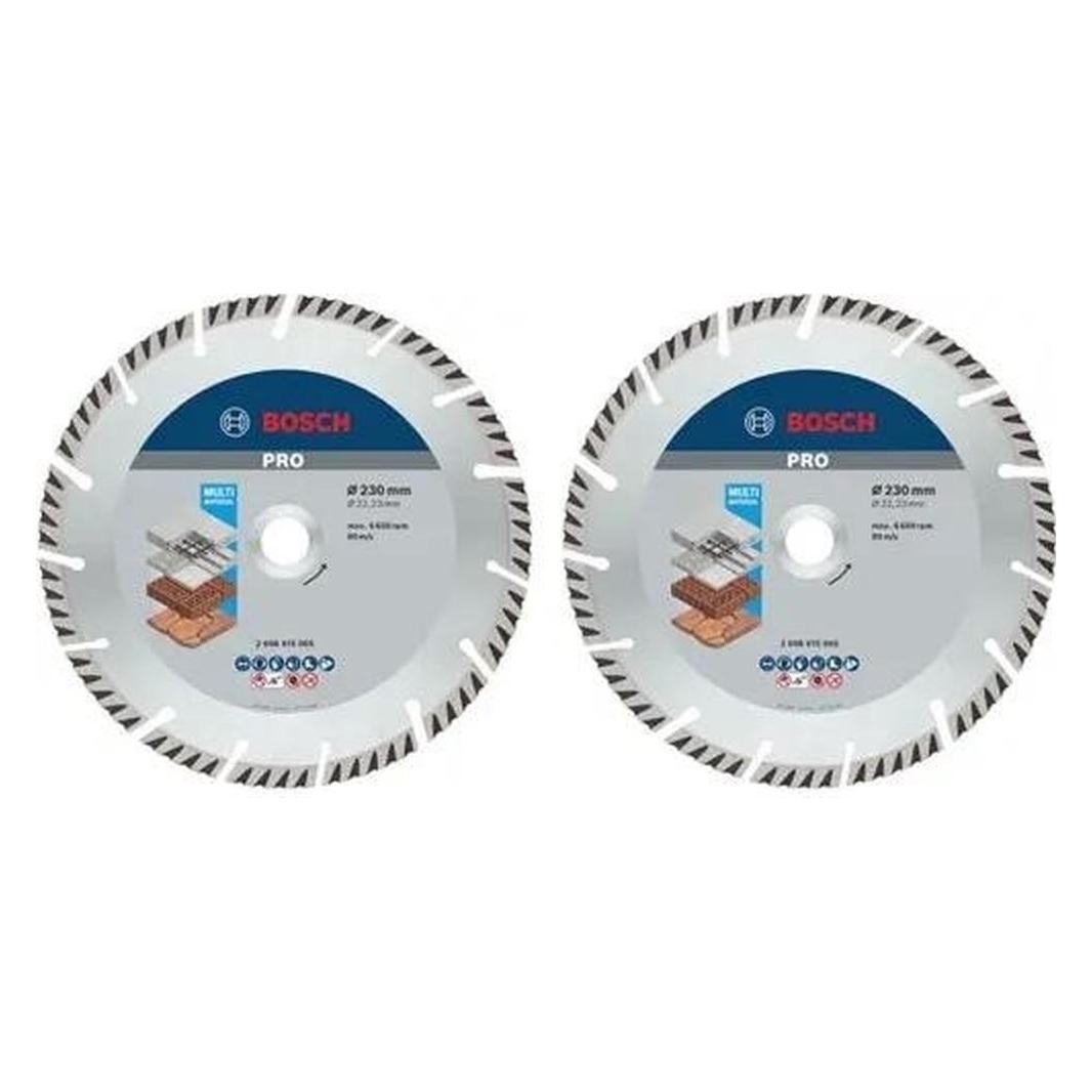 Atlas Bosch Blau Zubehör 061599766Y Diamantschleifscheibe 230 mm Fliesen Duopack (061599766Y)