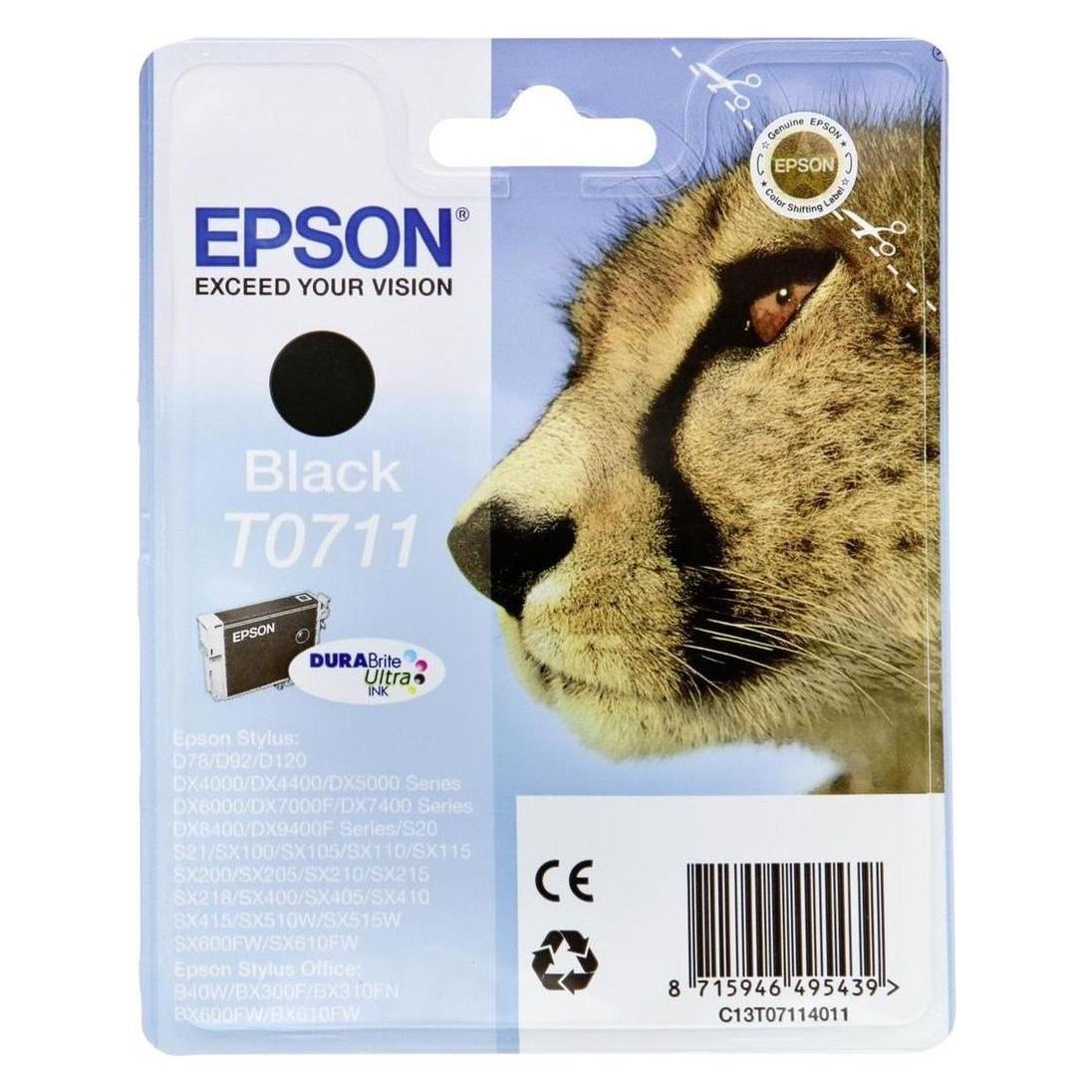 Epson Ink Cartr Durabrite Black (BK) (C13T07114022)