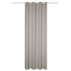 Schmidt Ösenschal Linora 140 x 225 cm Polyester Grau Taupe