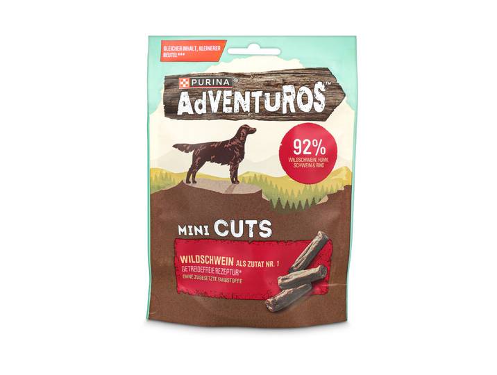 Adventuros Hundesnack Mini Cuts Wildschwein