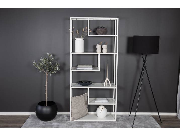 Regal Verona – modernes Stahlregal in Grün oder Weiß - Weiß - Luxusbetten24