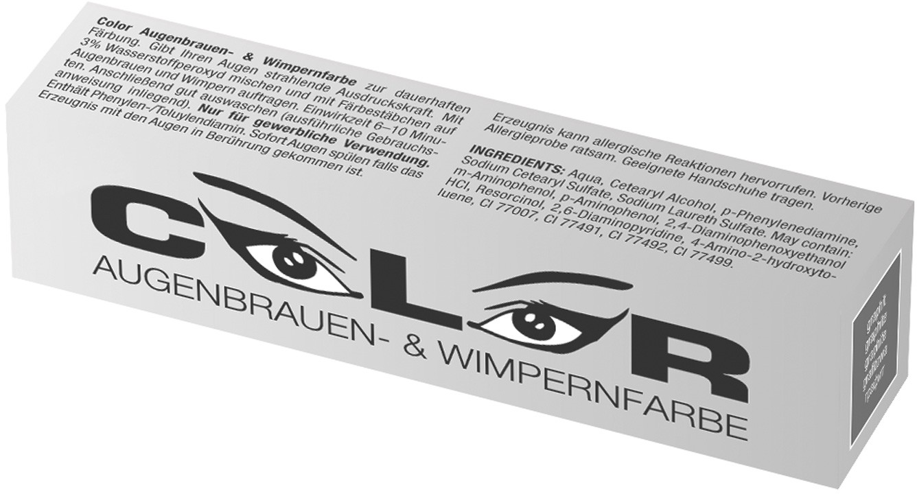 Comair Color Augenbrauen- & Wimpernfarbe graphit 15 ml 3080939