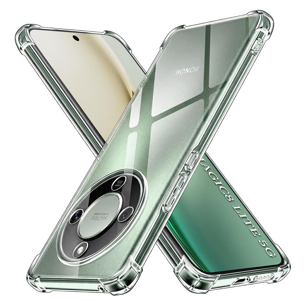 Techsuit - Shockproof Clear Silicone - Honor Magic8 Lite - Clear (Honor Magic 8 Lite) (62577983)