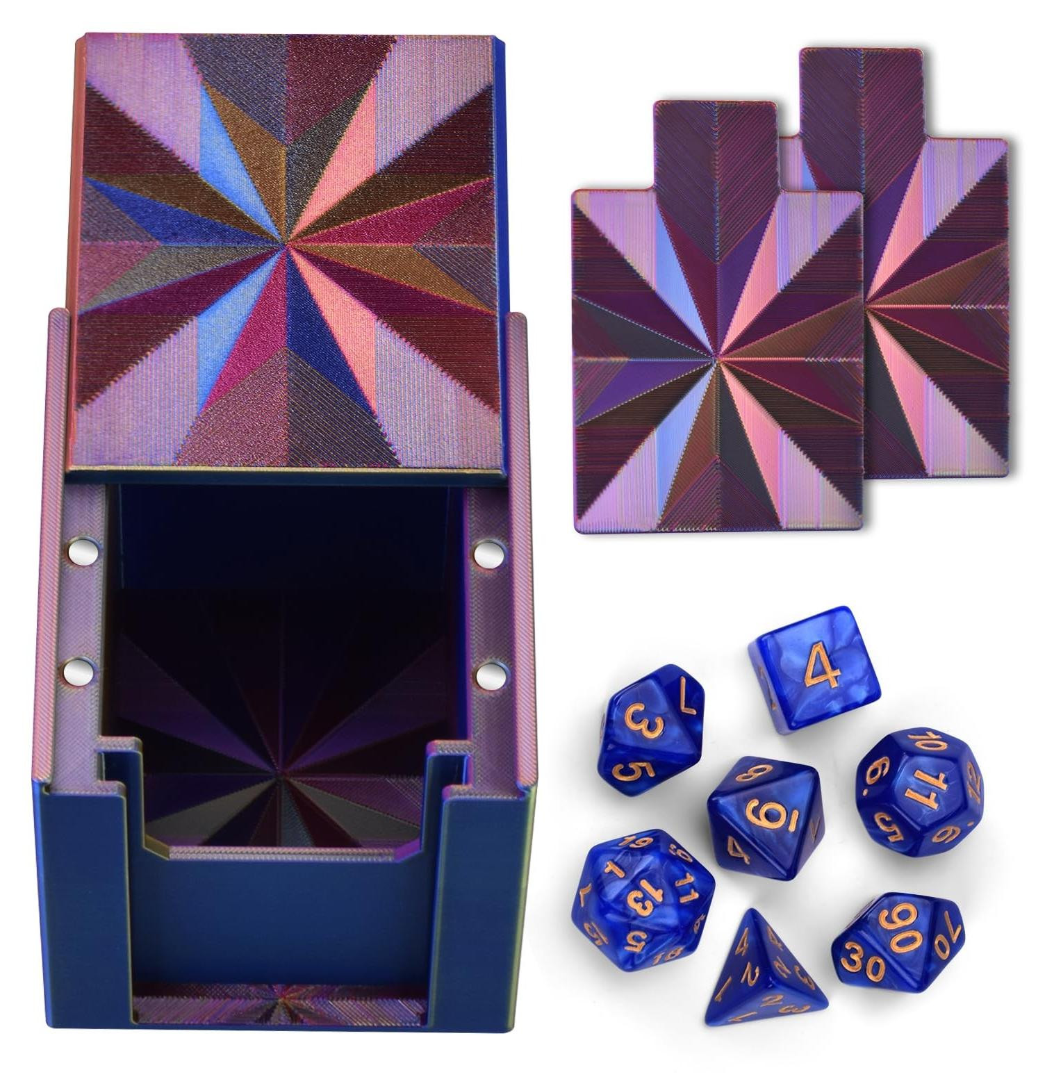 3D Geprinte Commander Deck Box voor Trading Cards