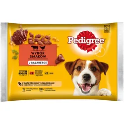 PEDIGREE Vital Protection mit Rindfleisch, Geflügel in Gelee 4x100g