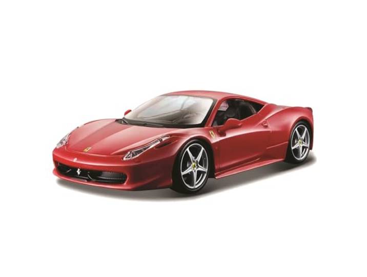 Bburago Ferrari 458 Italia 1:24 Diecast Modelauto (diverse kleuren)