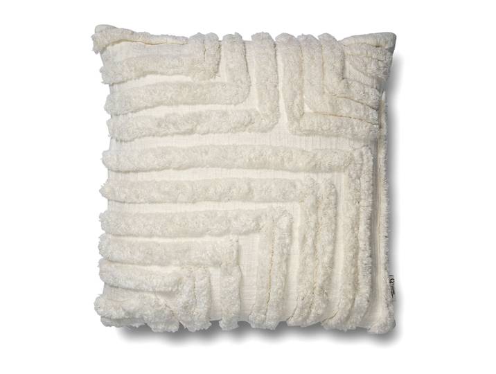 Classic Collection Housse de coussin Field 50x50 cm Blanc