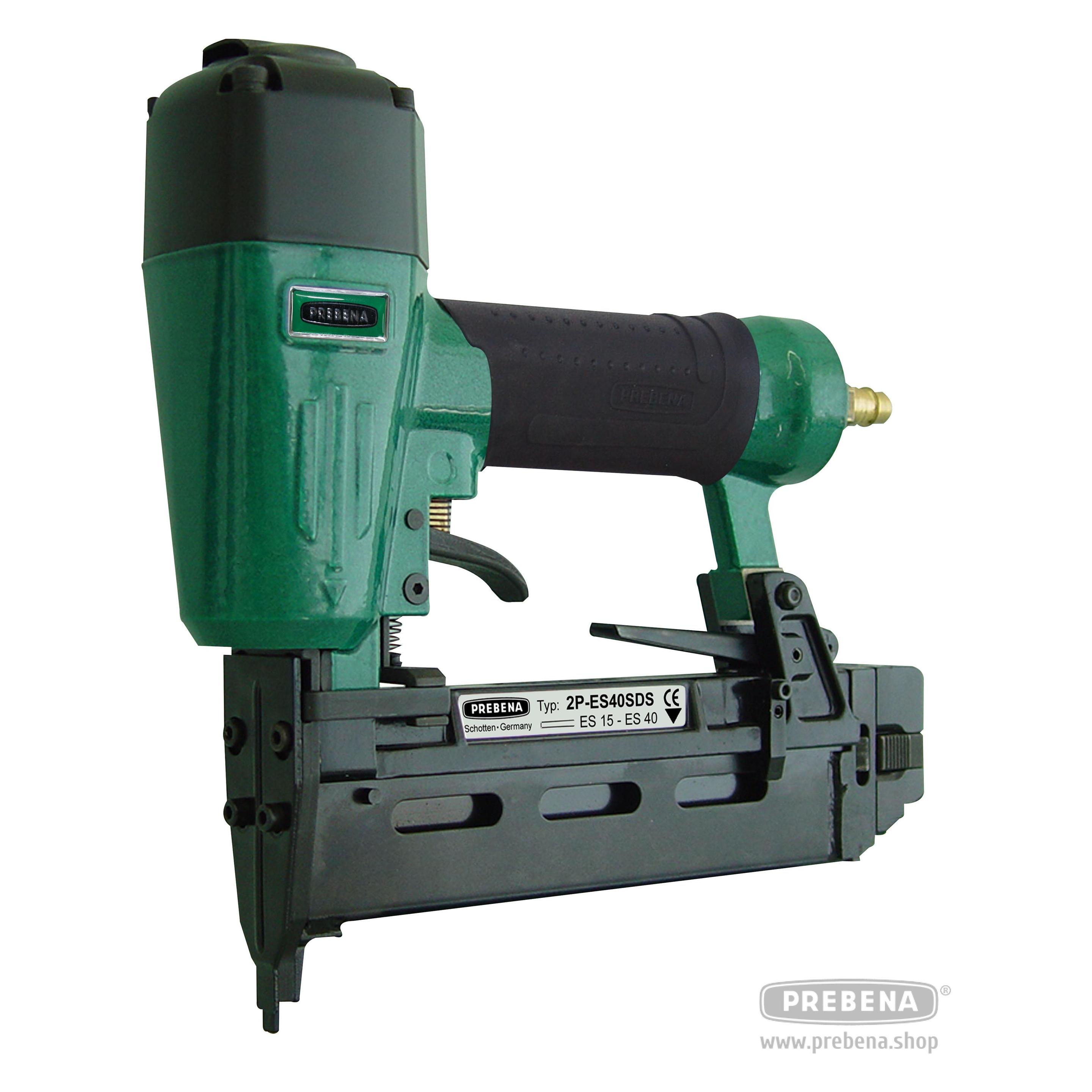 Prebena Druckluftklammergerät für Heftklammern E und ES 1540 mm (Nagelpistole) (2P-ES-40 SDS)