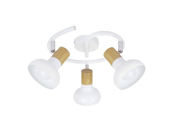 Nettlife Deckenstrahler Faulkner 3-flammig 25/25/15.5 cm, Weiß, Metall, E14, 25x15.5x25 cm, Lampen & Leuchten, Innenbeleuchtung, Spots & Strahler, Deckenspots