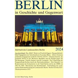Berlin in Geschichte und Gegenwart, Fachbücher von Landesarchiv Berlin