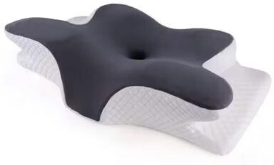 Uplifted Finds Butterfly Shape Memory Foam Cervical Pillow For Neck Support And Pain Relief blue