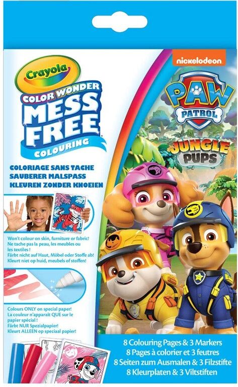 Color Wonder Mini Pat'Patrouille Jungle pups - Crayola